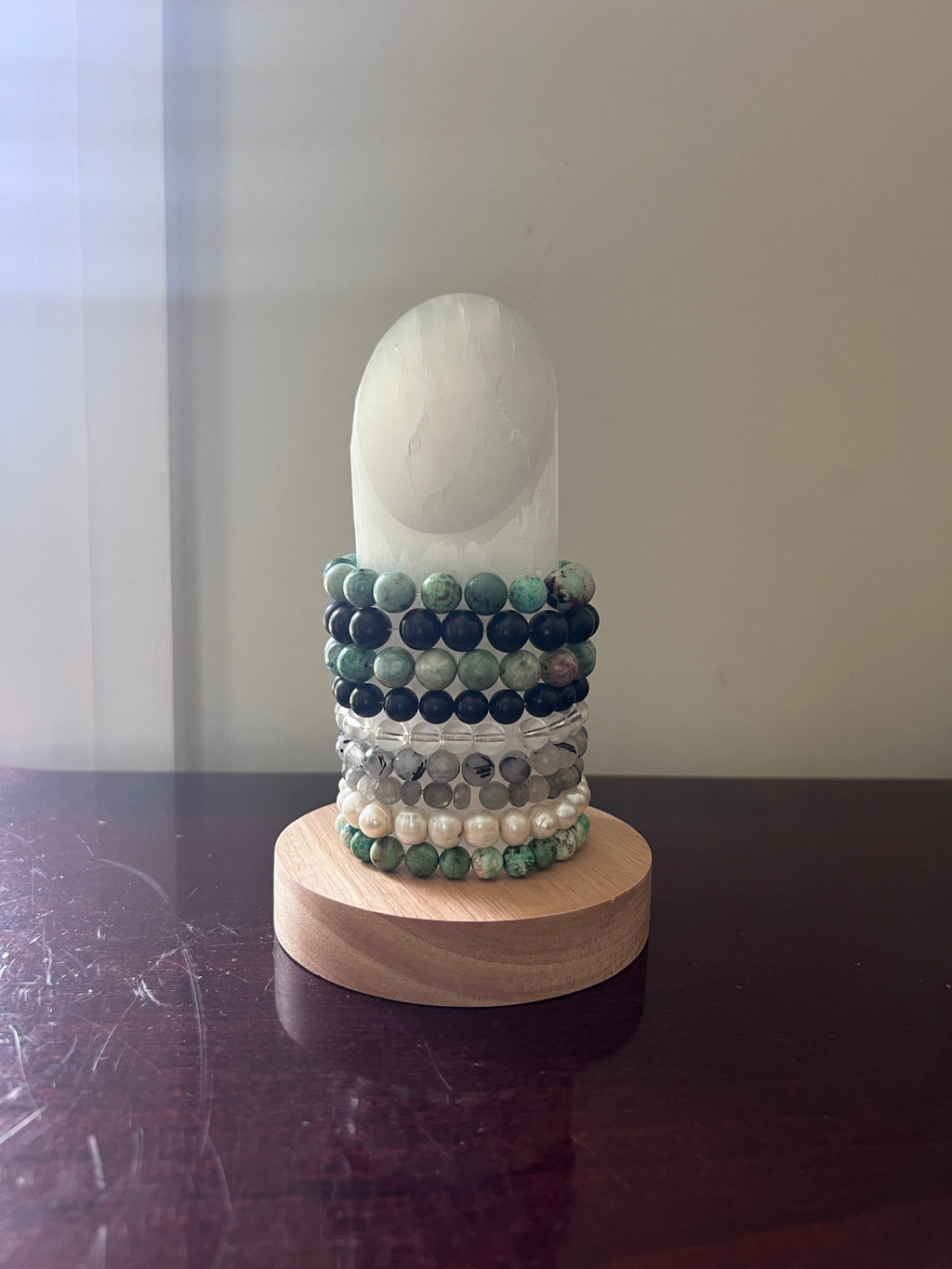 Selenite Lipstick Cylinder & Lamp image 9