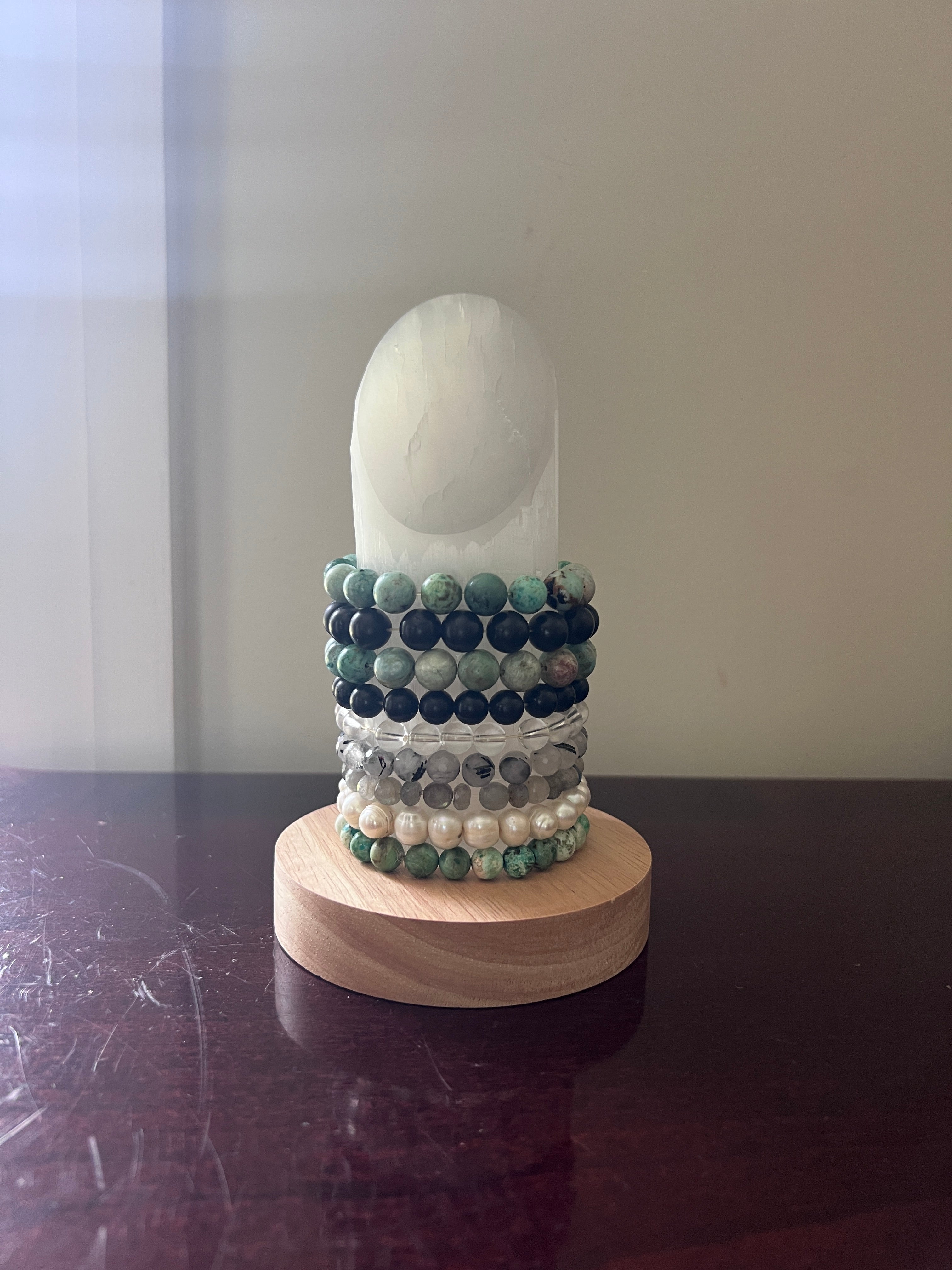 Selenite Lipstick Cylinder & Lamp image 9