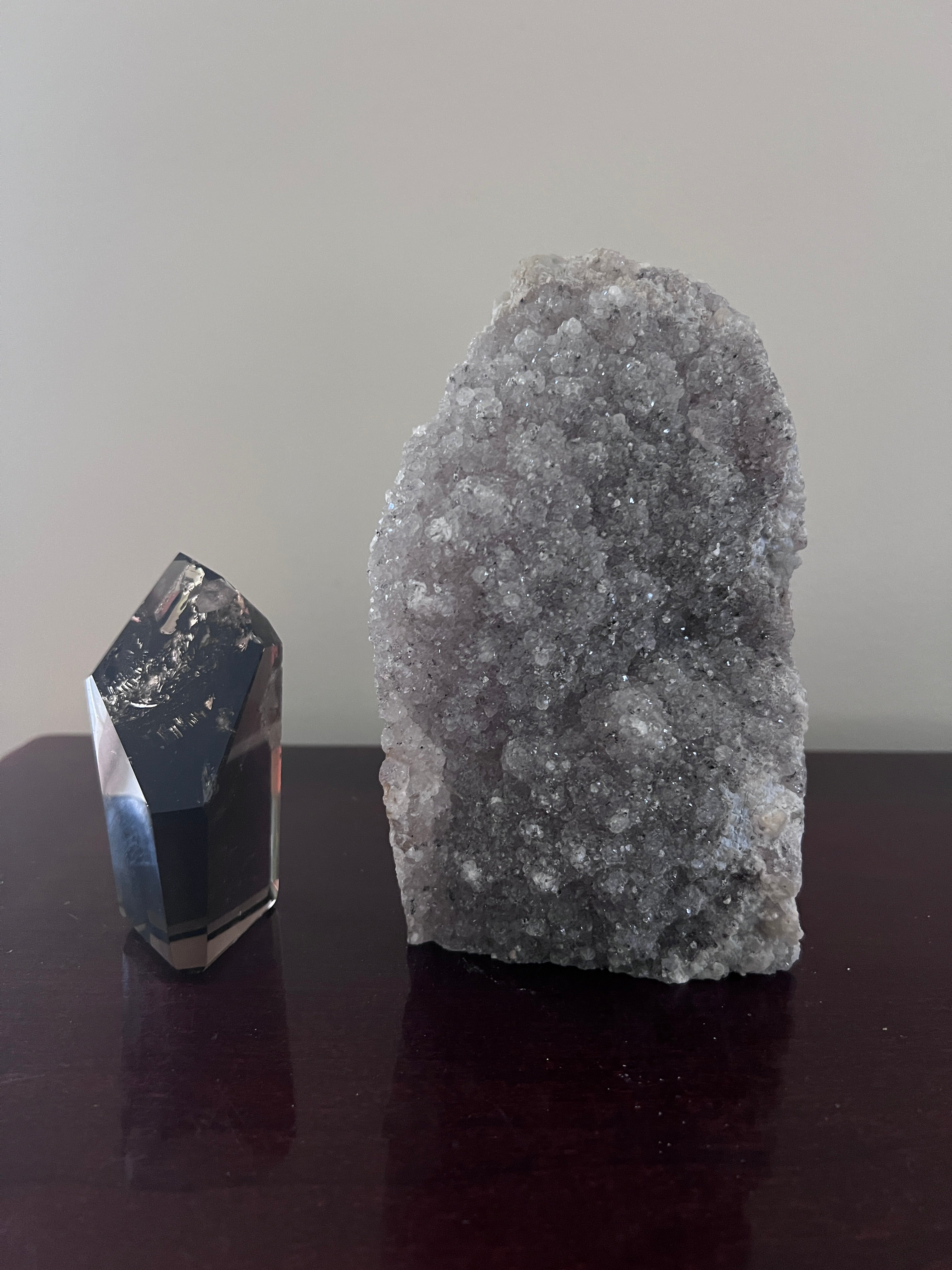 Amethyst Cluster Crystal Lamp image 1