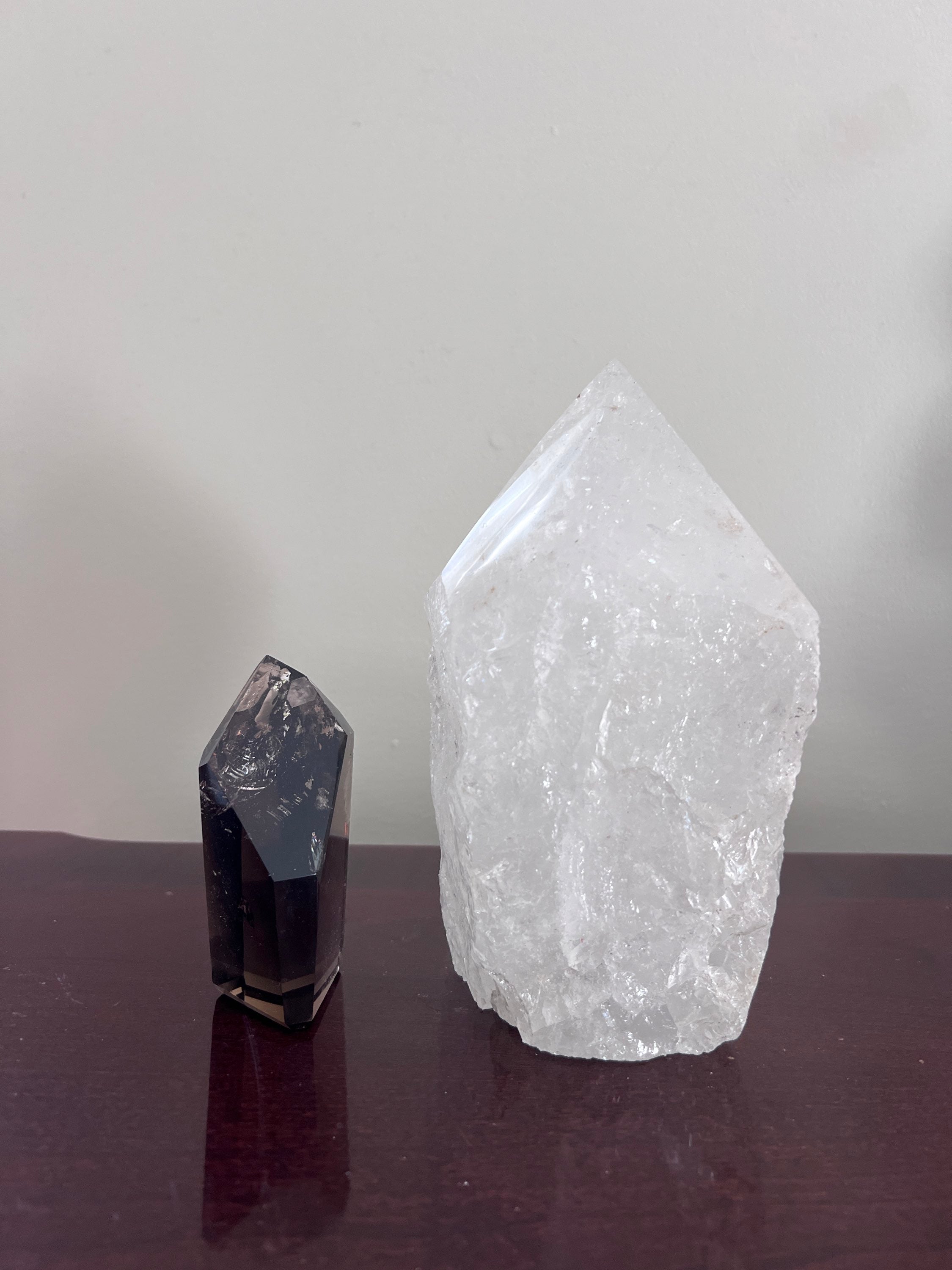 Clear Quartz Polished Point Crystal Lamp image 7