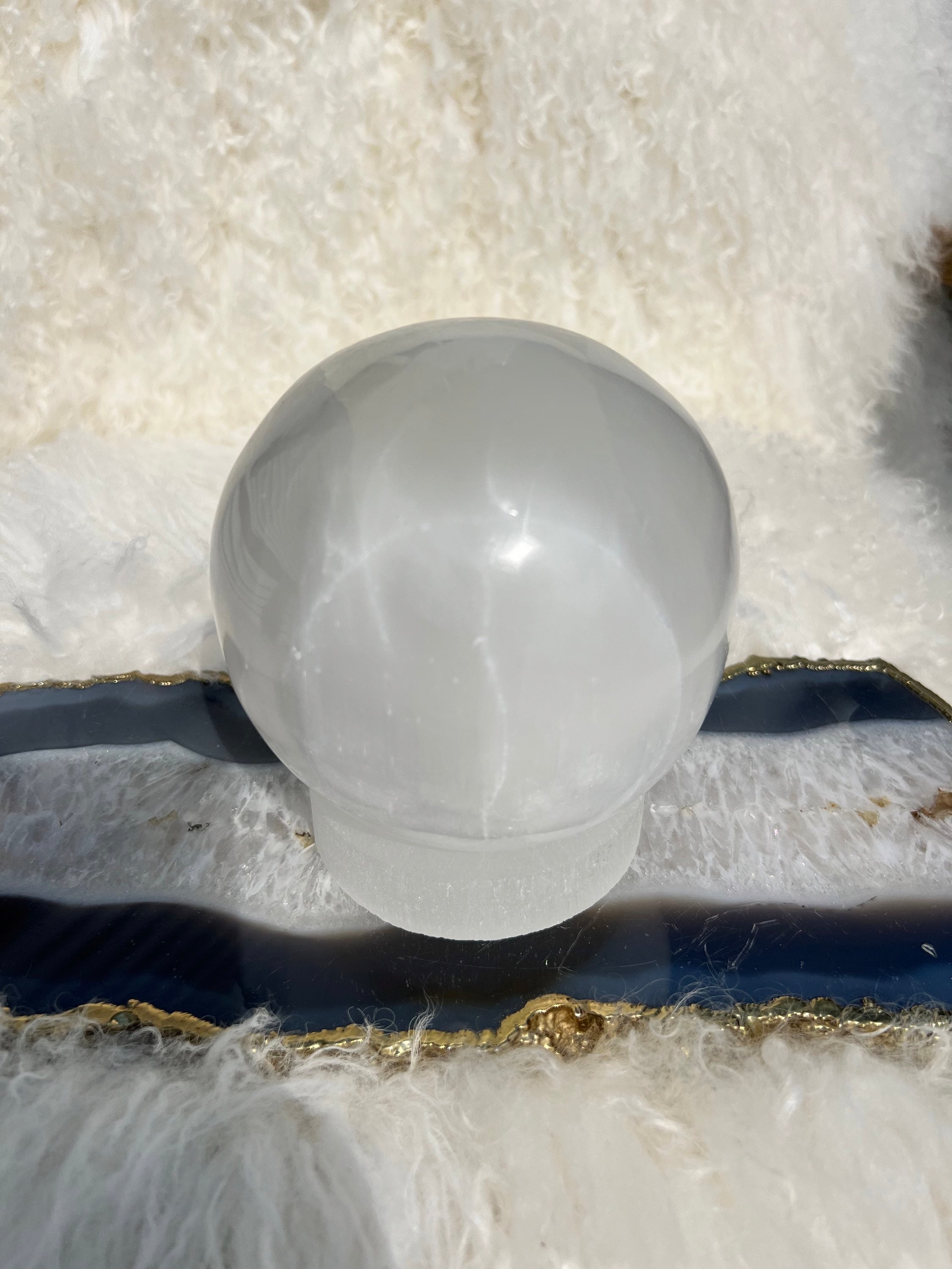 Selenite Moon Lamp image 4