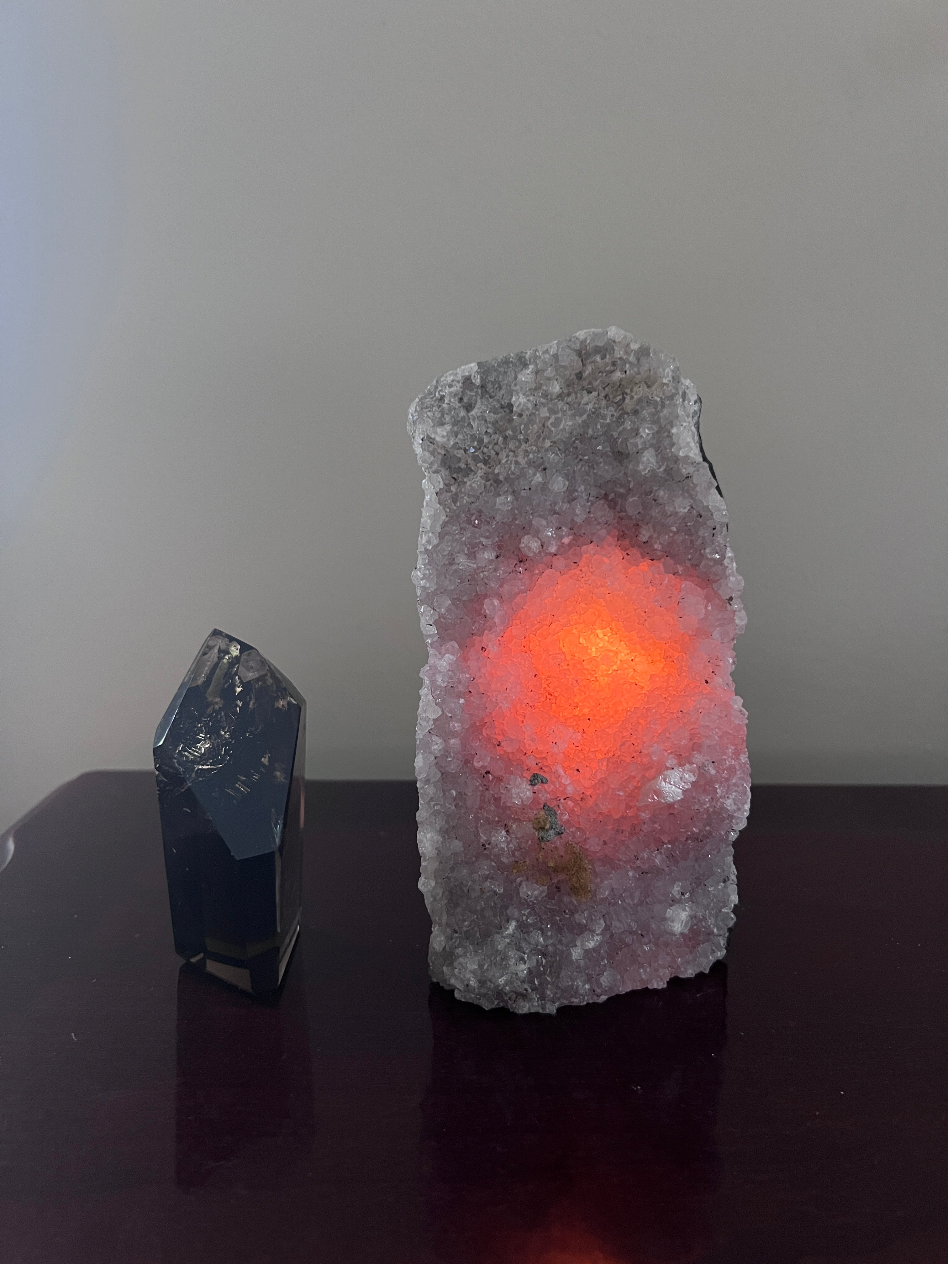 Amethyst Cluster Crystal Lamp image 4