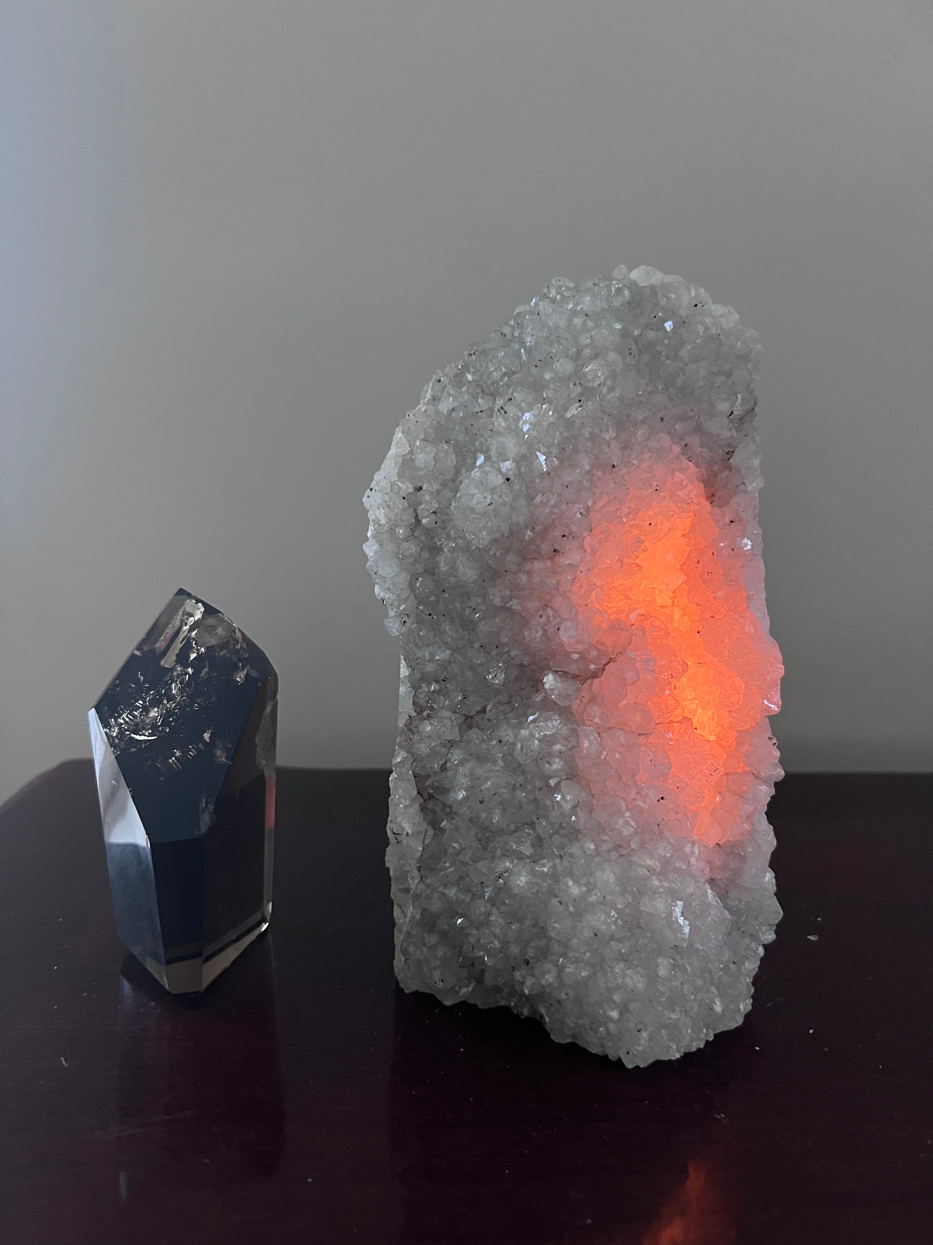 Amethyst Cluster Crystal Lamp image 3