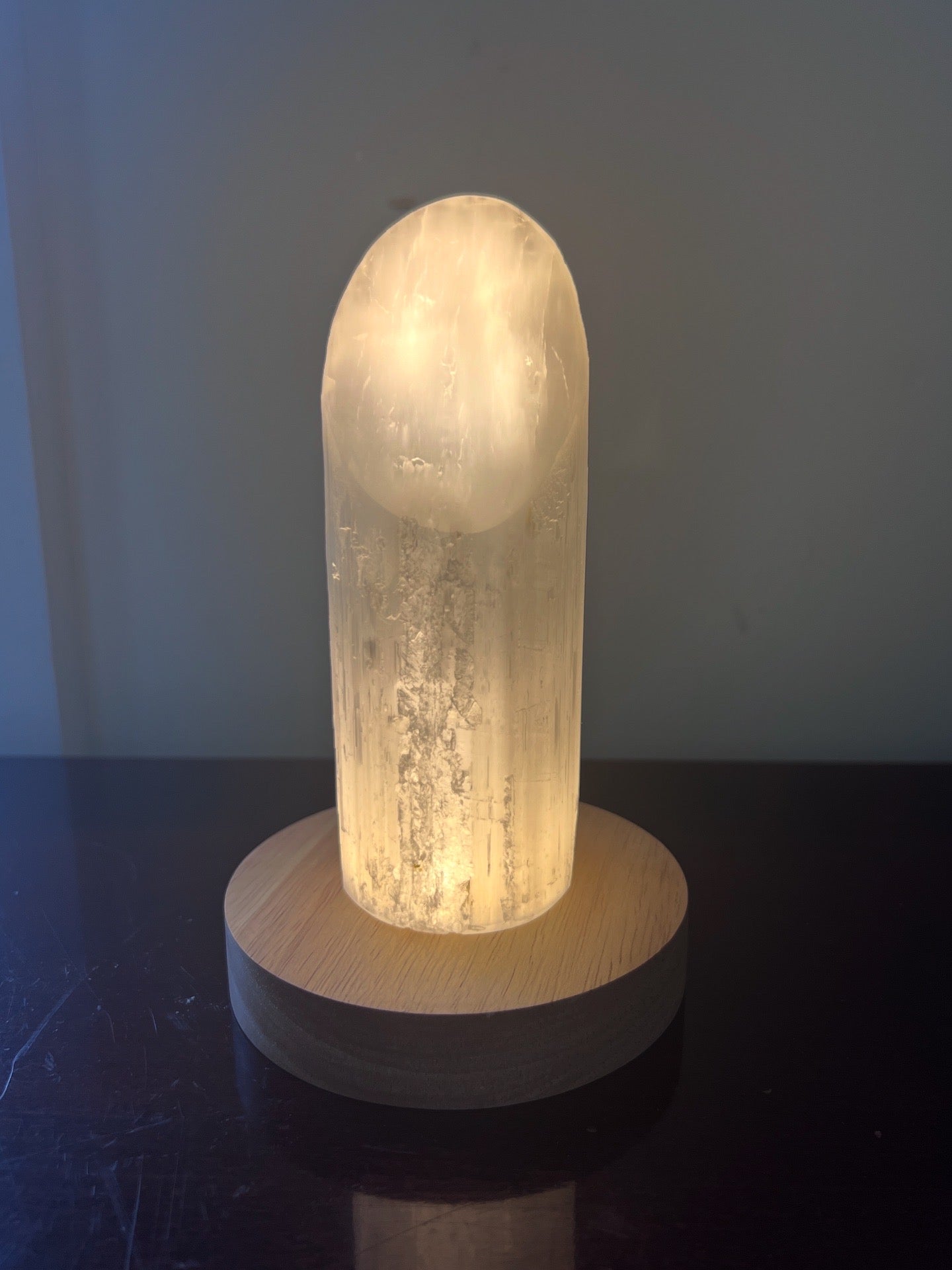 Selenite Lipstick Cylinder & Lamp image 0