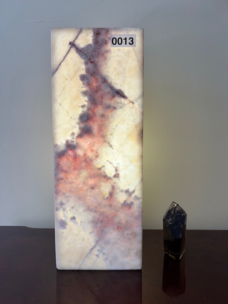 Cherry Blossom Calcite Crystal Lamp image 0