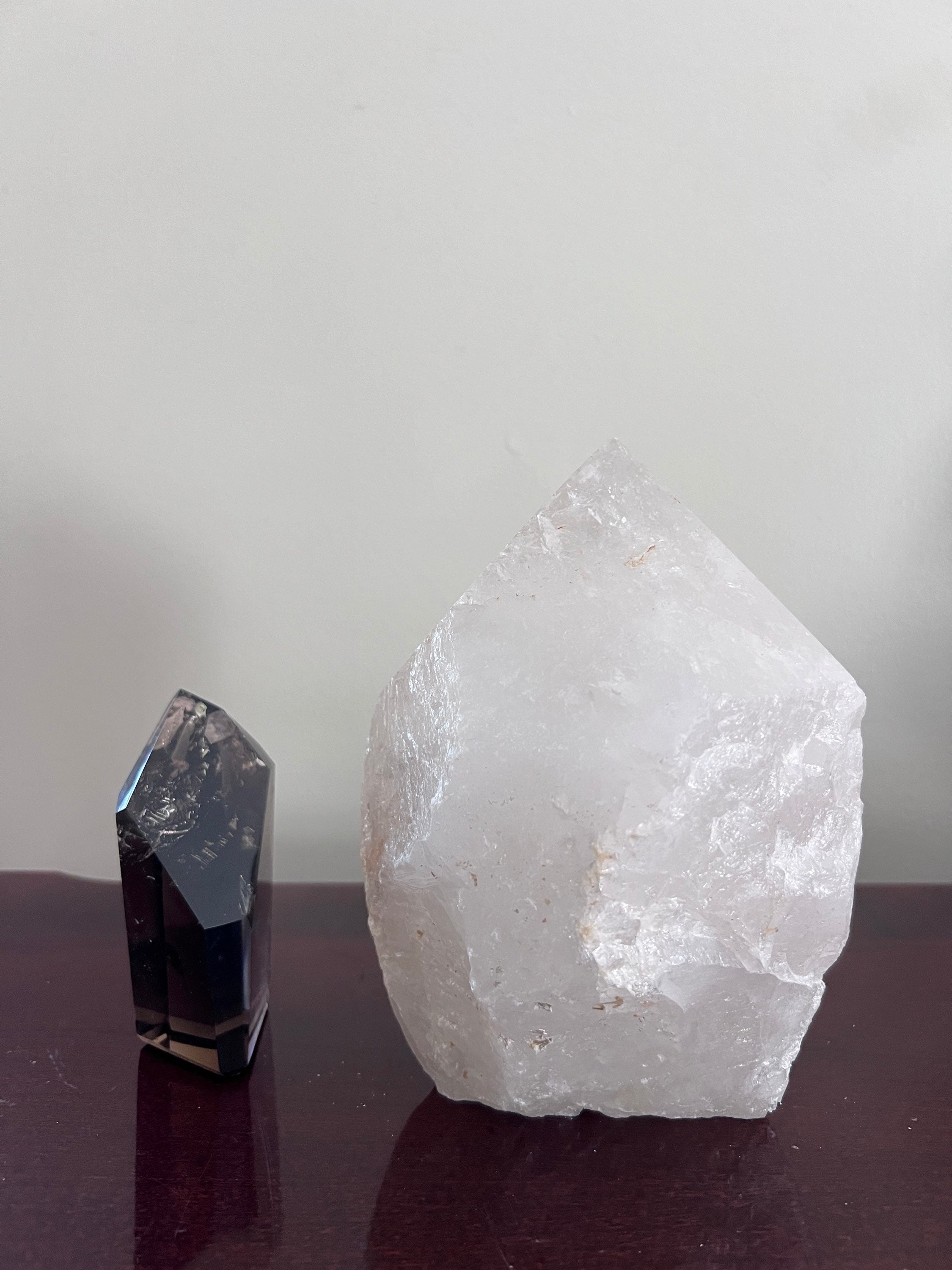 Clear Quartz Polished Point Crystal Lamp image 9