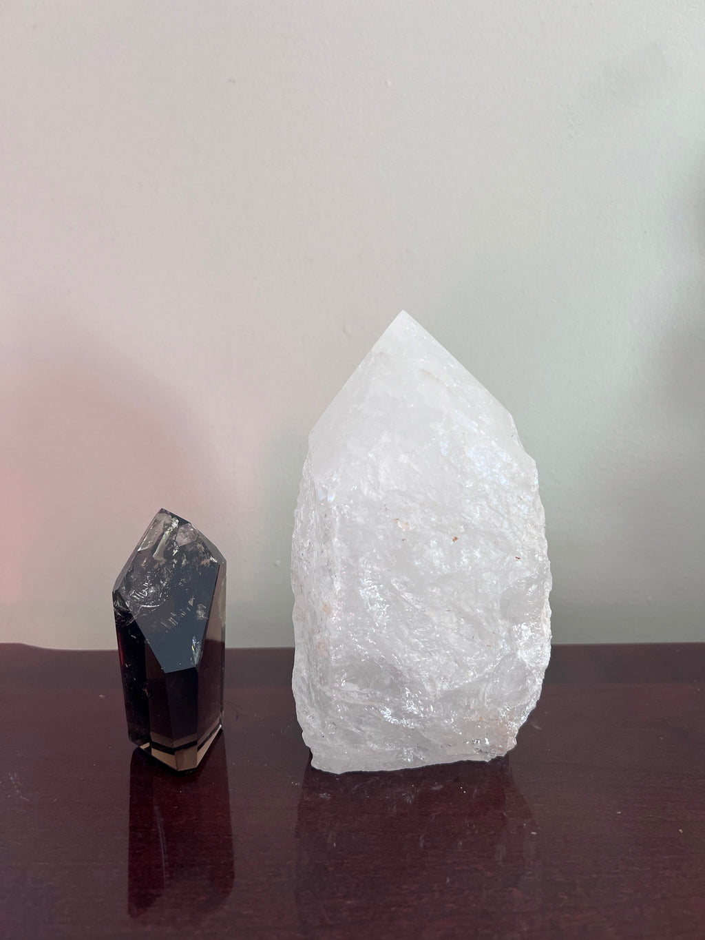 Clear Quartz Polished Point Crystal Lamp image 3