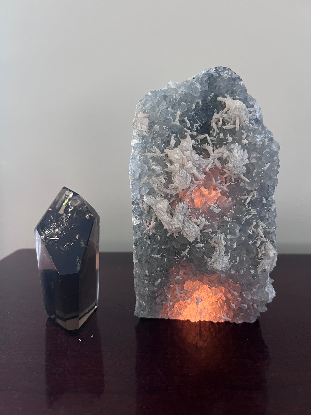 Amethyst Cluster Crystal Lamp image 4