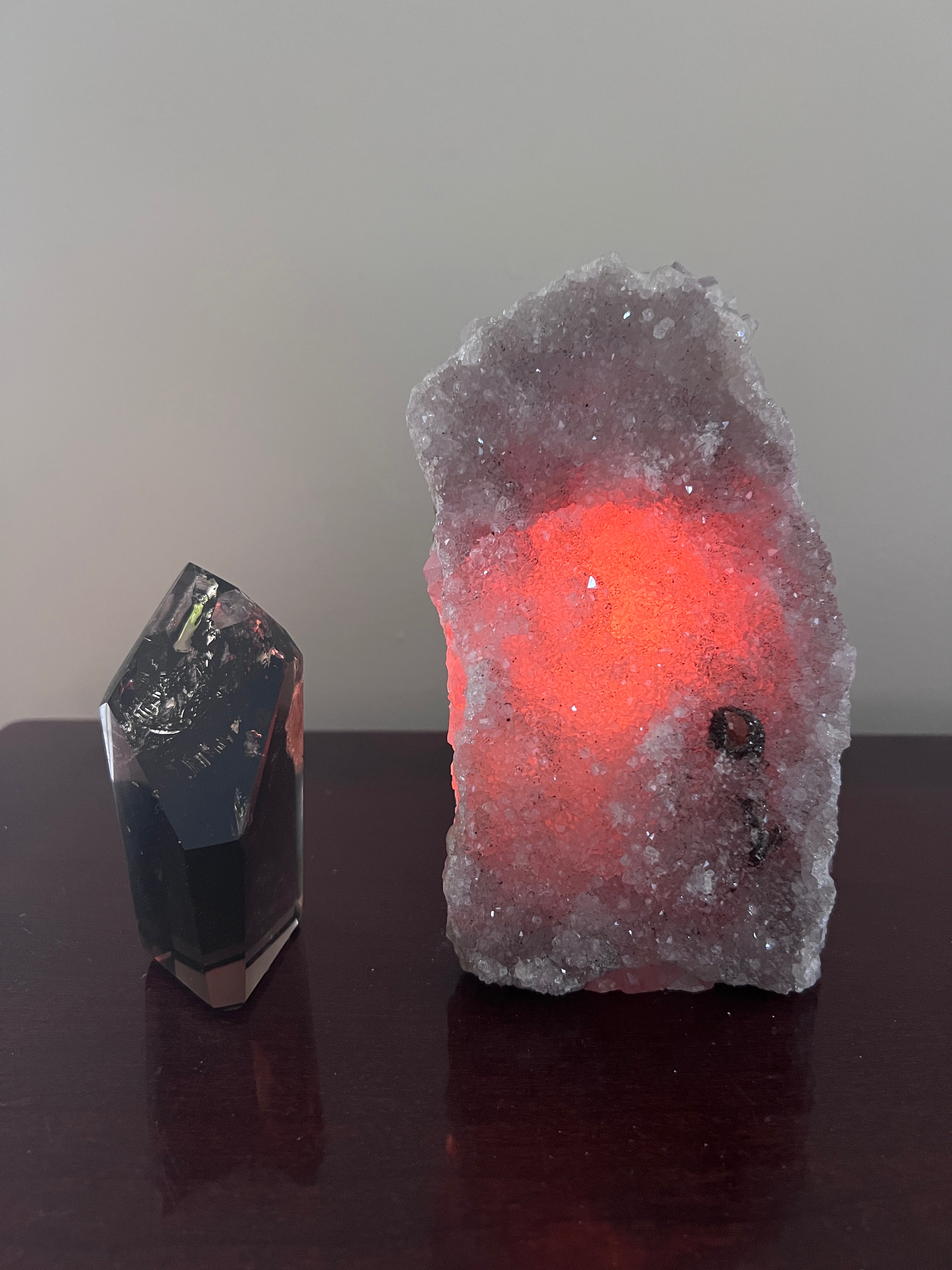 Amethyst Cluster Crystal Lamp image 6