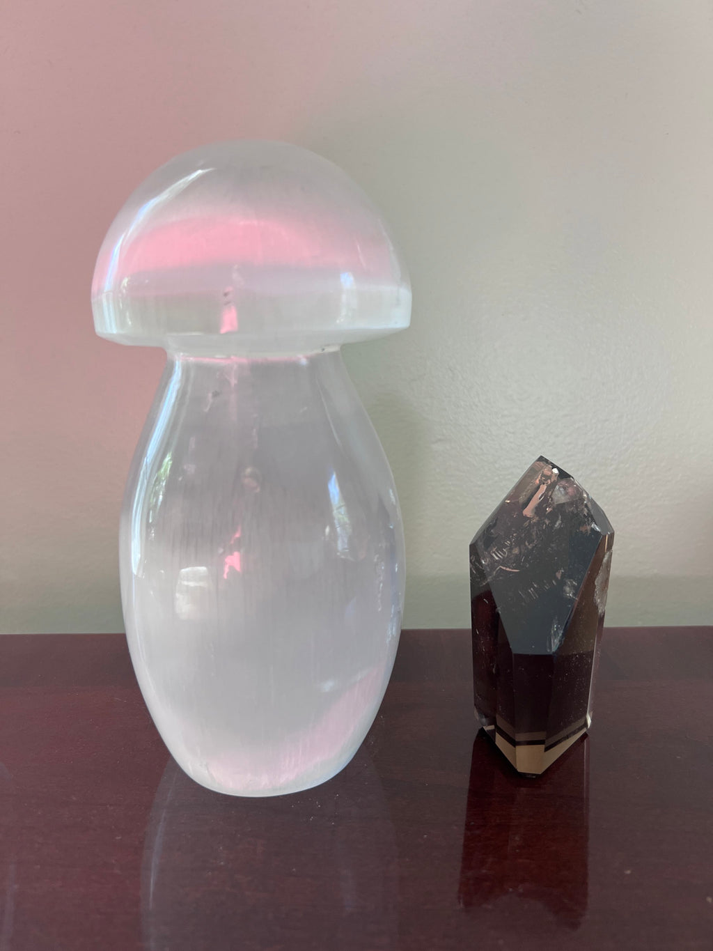 Selenite Mushroom Lamp image 1