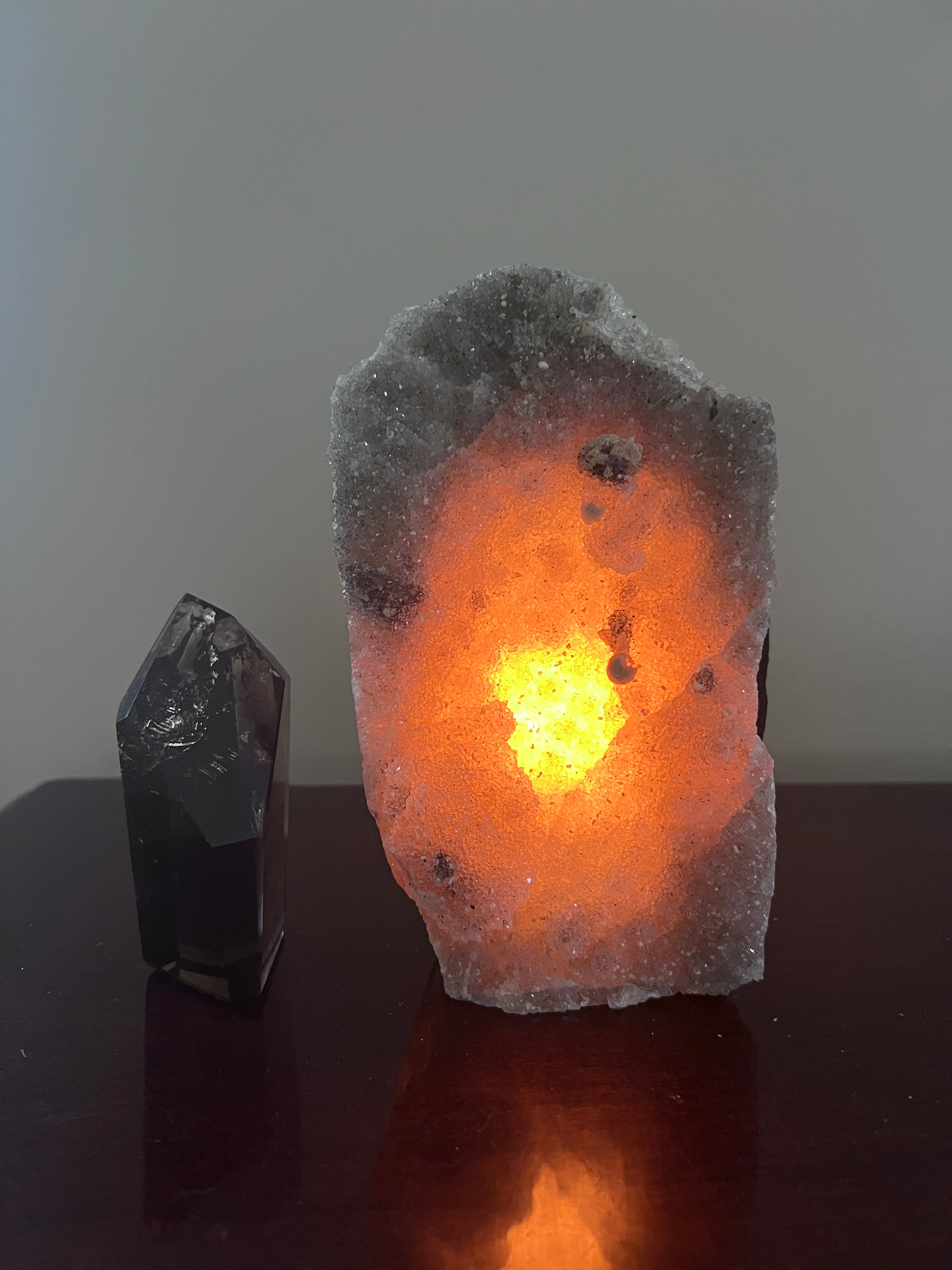 Amethyst Cluster Crystal Lamp image 6
