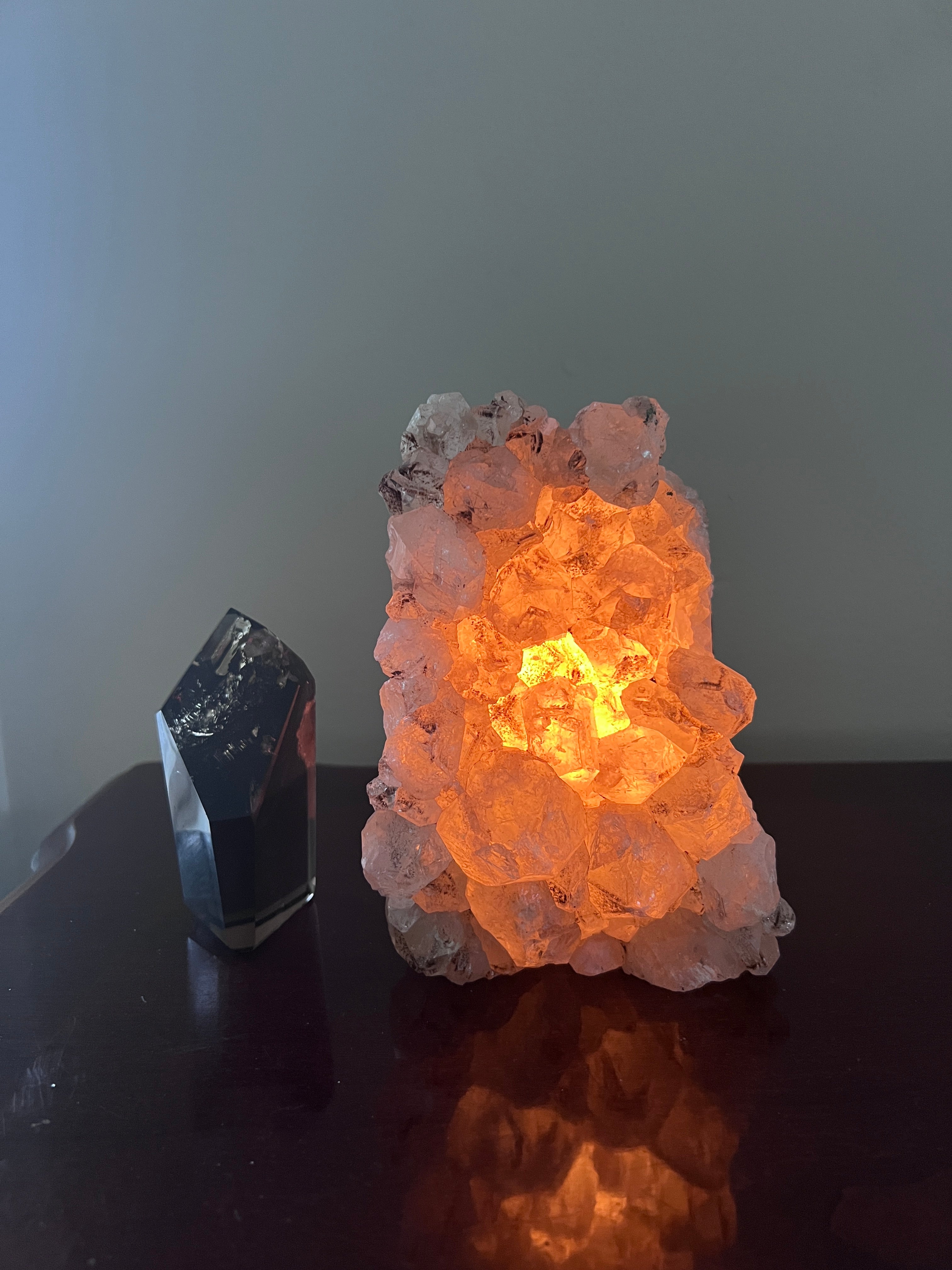 Amethyst Cluster Crystal Lamp image 5