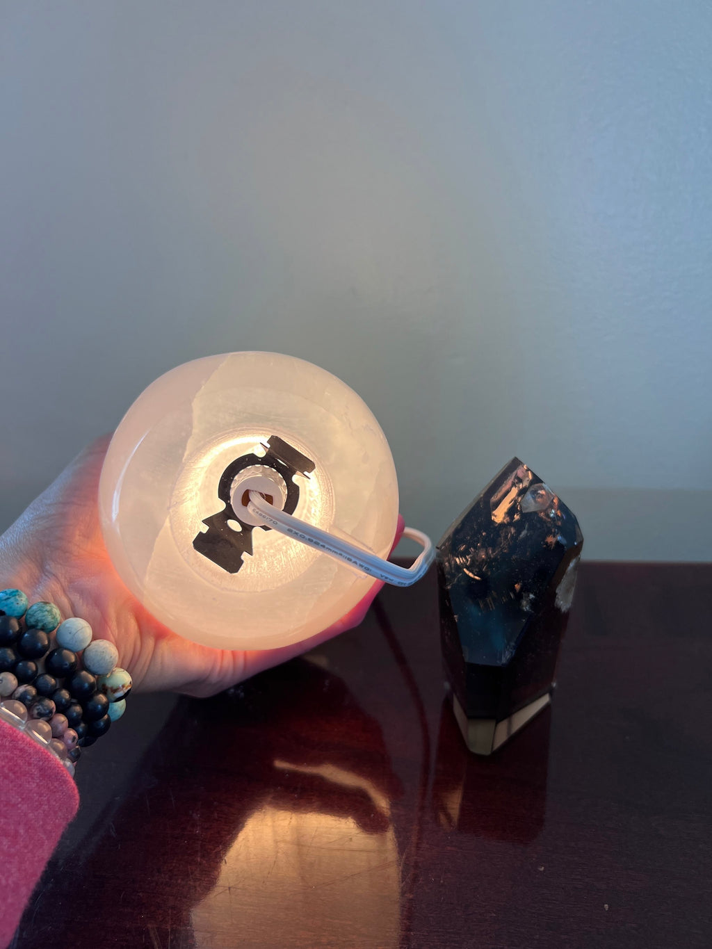 Selenite Mushroom Lamp image 4